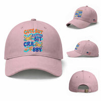 Cute But A Little Bit Crabby Baseball Cap Beach Crab Summer Vacation