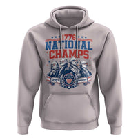 1776 National Champs Hoodie Funny Founding Fathers Sunglasses Patriotic 4th of July