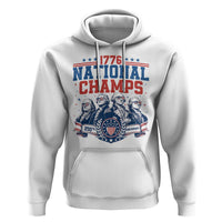 1776 National Champs Hoodie Funny Founding Fathers Sunglasses Patriotic 4th of July
