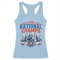 1776 National Champs Racerback Tank Top Funny Founding Fathers Sunglasses Patriotic 4th of July