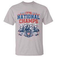 1776 National Champs T Shirt Funny Founding Fathers Sunglasses Patriotic 4th of July