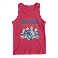 1776 National Champs Tank Top Funny Founding Fathers Sunglasses Patriotic 4th of July