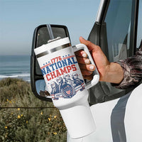 1776 National Champs Tumbler With Handle Funny Founding Fathers Sunglasses Patriotic 4th of July