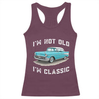 I'm Not Old I'm Classic Racerback Tank Top Vintage 1957 Turquoise Classic Car