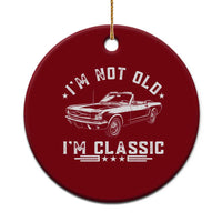 I'm Not Old I'm Classic Ceramic Ornament Vintage 1963 Classic Sports Car