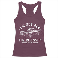 I'm Not Old I'm Classic Racerback Tank Top Vintage 1963 Classic Sports Car