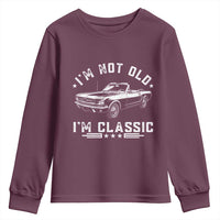I'm Not Old I'm Classic Youth Sweatshirt Vintage 1963 Classic Sports Car