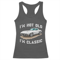 I'm Not Old I'm Classic Racerback Tank Top Vintage 1963 Sports Car Retro Americana
