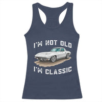 I'm Not Old I'm Classic Racerback Tank Top Vintage 1963 Sports Car Retro Americana