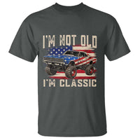 I'm Not Old I'm Classic T Shirt Vintage Car American Flag 4th of July