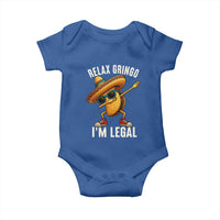 Relax Ringo I'm Legal Baby Onesie Funny Mexican Taco Lover - Wonder Print Shop