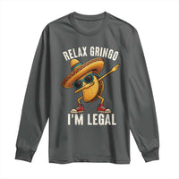 Relax Ringo I'm Legal Long Sleeve Shirt Funny Mexican Taco Lover - Wonder Print Shop