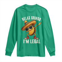 Relax Ringo I'm Legal Long Sleeve Shirt Funny Mexican Taco Lover - Wonder Print Shop