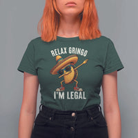 Relax Ringo I'm Legal T Shirt For Women Funny Mexican Taco Lover - Wonder Print Shop