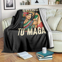 Chinga Tu Maga Protest Throw Blanket Funny Mexican Women - Wonder Print Shop
