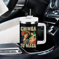 Chinga Tu Maga Protest Tumbler With Handle Funny Mexican Women - Wonder Print Shop