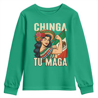 Chinga Tu Maga Protest Youth Sweatshirt Funny Mexican Women - Wonder Print Shop