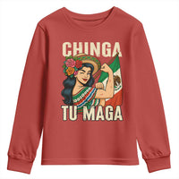 Chinga Tu Maga Protest Youth Sweatshirt Funny Mexican Women - Wonder Print Shop