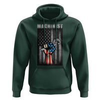 Machinist Patriotic US Flag Hoodie - Wonder Print Shop