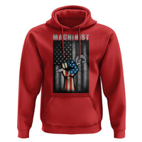 Machinist Patriotic US Flag Hoodie - Wonder Print Shop