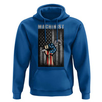Machinist Patriotic US Flag Hoodie - Wonder Print Shop