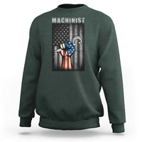 Machinist Patriotic US Flag Sweatshirt - Wonder Print Shop
