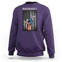 Machinist Patriotic US Flag Sweatshirt - Wonder Print Shop