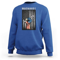 Machinist Patriotic US Flag Sweatshirt - Wonder Print Shop