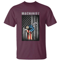 Machinist Patriotic US Flag T Shirt - Wonder Print Shop