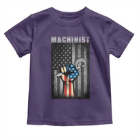 Machinist Patriotic US Flag Toddler T Shirt - Wonder Print Shop