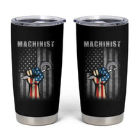 Machinist Patriotic US Flag Tumbler Cup - Wonder Print Shop