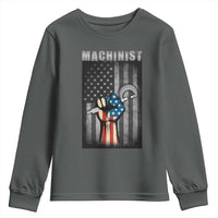 Machinist Patriotic US Flag Youth Sweatshirt - Wonder Print Shop