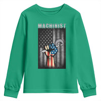 Machinist Patriotic US Flag Youth Sweatshirt - Wonder Print Shop
