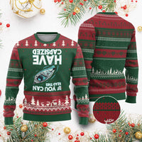 If You Can Read This I Have Capsized Ugly Christmas Sweater Funny Boating - Wonder Print Shop