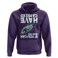 If You Can Read This I Have Capsized Hoodie Funny Boating - Wonder Print Shop