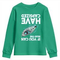 If You Can Read This I Have Capsized Youth Sweatshirt Funny Boating - Wonder Print Shop