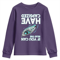 If You Can Read This I Have Capsized Youth Sweatshirt Funny Boating - Wonder Print Shop
