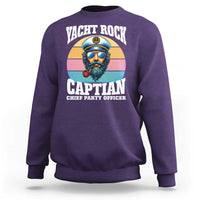 Yacht Rock Captain Sweatshirt Funny Boating Party Music - Wonder Print Shop