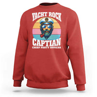 Yacht Rock Captain Sweatshirt Funny Boating Party Music - Wonder Print Shop