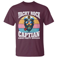 Yacht Rock Captain T Shirt Funny Boating Party Music - Wonder Print Shop
