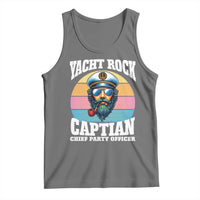 Yacht Rock Captain Tank Top Funny Boating Party Music - Wonder Print Shop