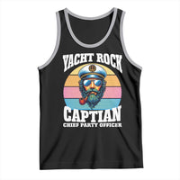 Yacht Rock Captain Tank Top Funny Boating Party Music - Wonder Print Shop