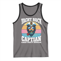 Yacht Rock Captain Tank Top Funny Boating Party Music - Wonder Print Shop