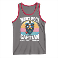 Yacht Rock Captain Tank Top Funny Boating Party Music - Wonder Print Shop