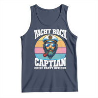 Yacht Rock Captain Tank Top Funny Boating Party Music - Wonder Print Shop