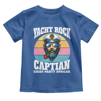 Yacht Rock Captain Toddler T Shirt Funny Boating Party Music - Wonder Print Shop