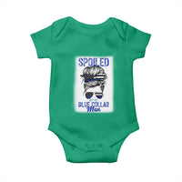 Blue Collar Wife Life Messy Bun Baby Onesie - Wonder Print Shop