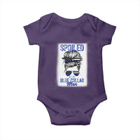 Blue Collar Wife Life Messy Bun Baby Onesie - Wonder Print Shop