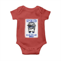 Blue Collar Wife Life Messy Bun Baby Onesie - Wonder Print Shop