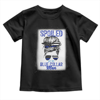 Blue Collar Wife Life Messy Bun Toddler T Shirt - Wonder Print Shop